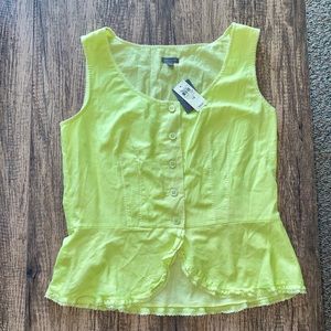 ANN TAYLOR BUTTON UP TOP